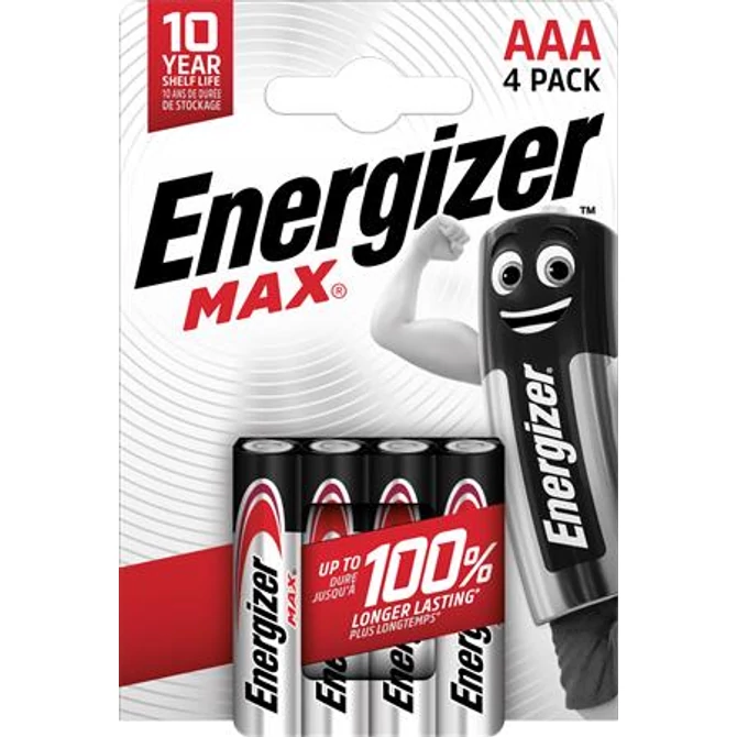 Elem, AAA mikro, 4 db, ENERGIZER 