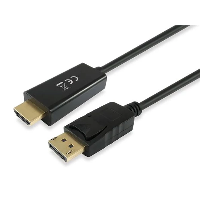 Átalakító kábel, DisplayPort-HDMI, 3m, EQUIP