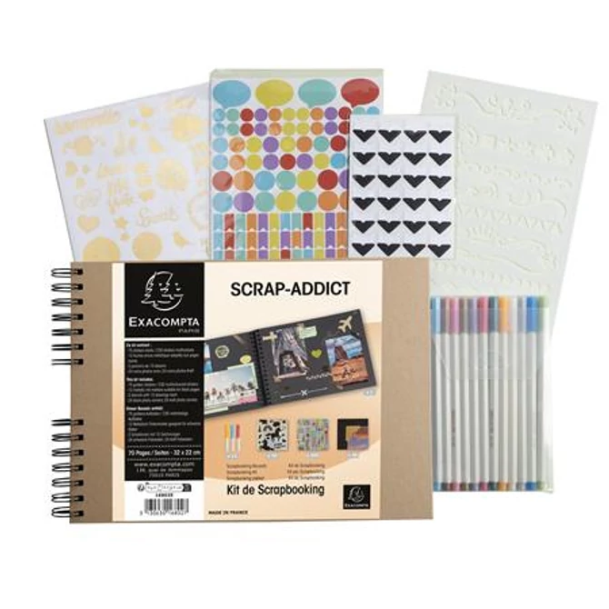 Kreatív scrapbook készlet, EXACOMPTA 