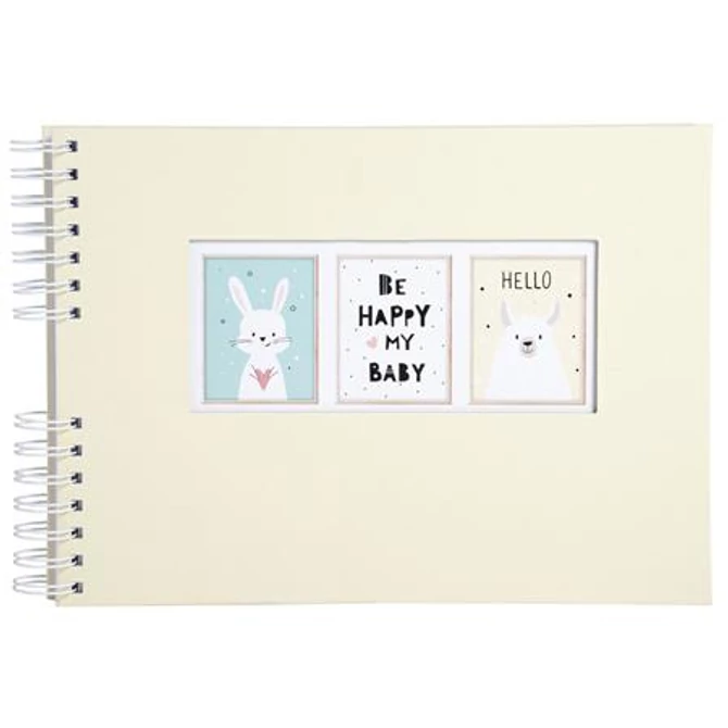 Kreatív scrapbook készlet, EXACOMPTA, pasztell sárga