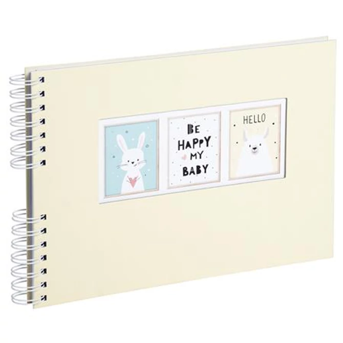 Kreatív scrapbook készlet, EXACOMPTA, pasztell sárga