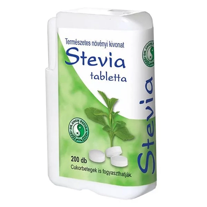 Édesítőszer DR CHEN Stevia tabletta 200 darab/doboz