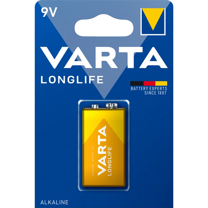 Elem, 9V, 1 db, VARTA "Longlife"