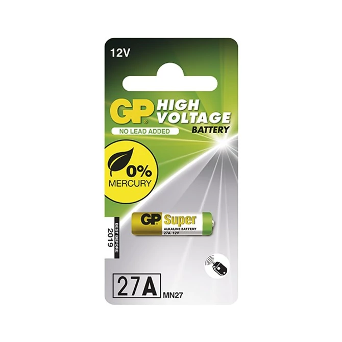 GP High Voltage alkáli 27A (A27, MN27, A90) elem 1db/bliszter