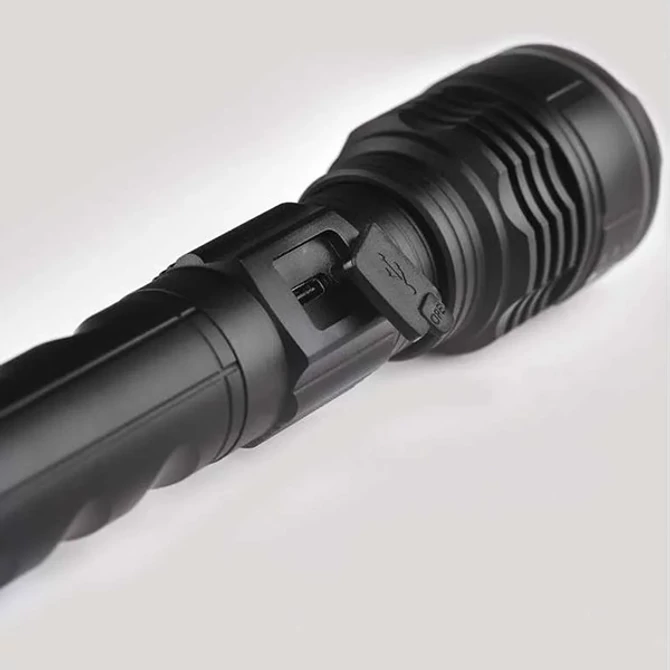 Emos P3116 600lm LED tölthető fém zseblámpa