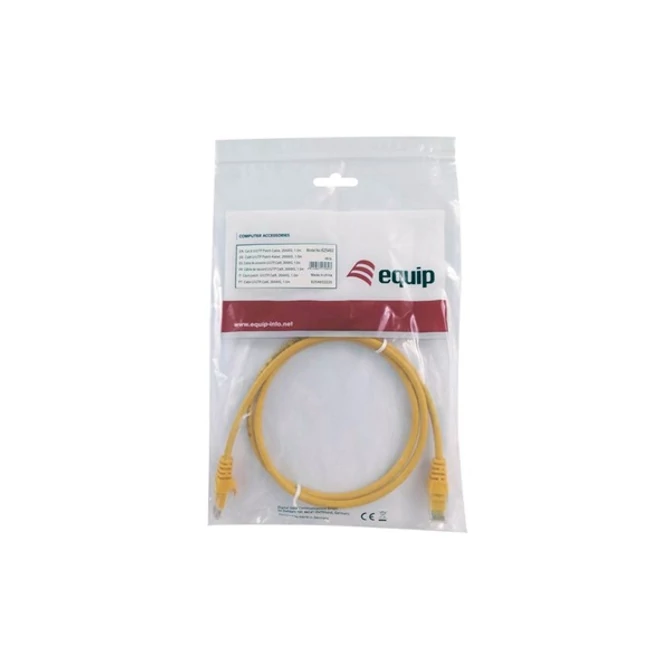 Equip Kábel - 625460 (UTP patch kábel, CAT6, sárga, 1m)