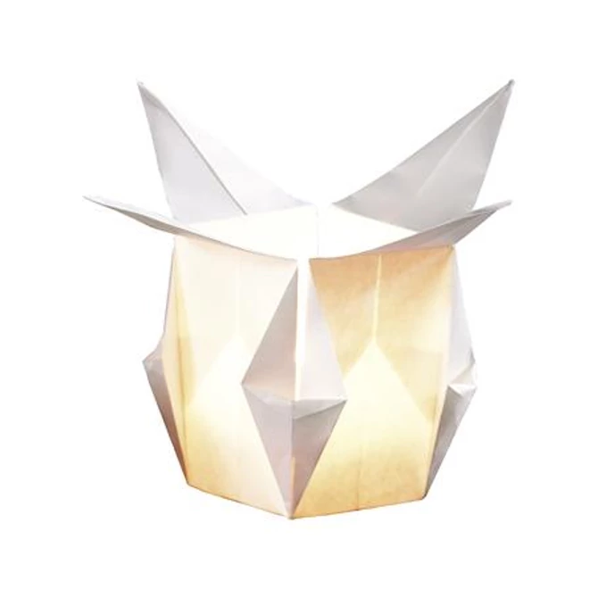 Origami papír, lámpáshoz, 30x30 cm, 80 g, 12 lap, FOLIA, fehér