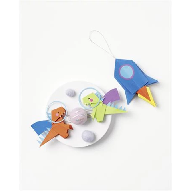 Origami papír, 15x15 cm, 70 g, 100 lap, FOLIA, vegyes színek