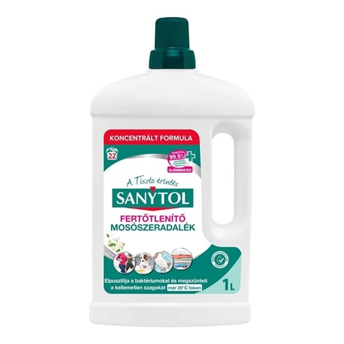Fertőtlenítő mosószeradalék, 1 l, SANYTOL
