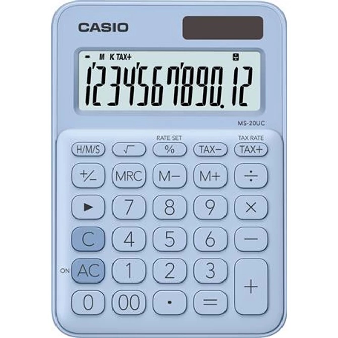 Számológép, asztali, 12 számjegy, CASIO 