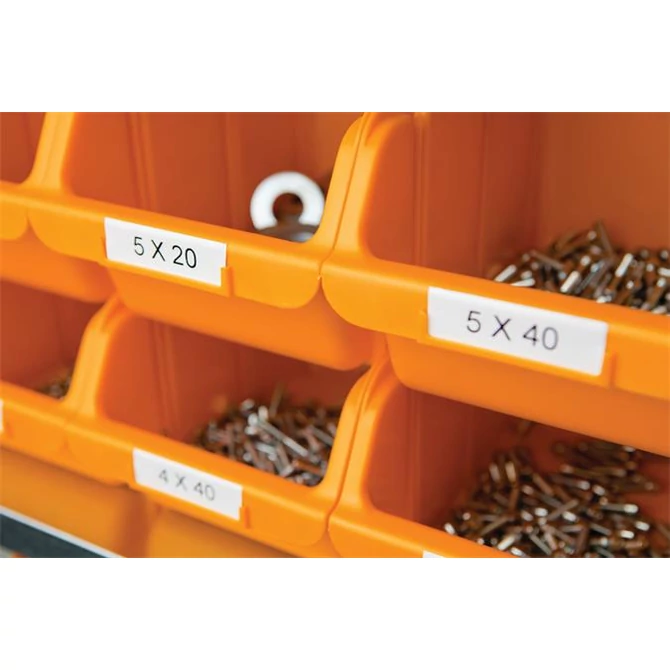 Feliratozógép szalag, vinil, 12 mm x 5,5 m, DYMO 