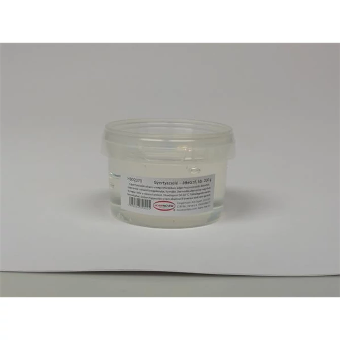 Gyertyazselé, 200 g, áttetsző