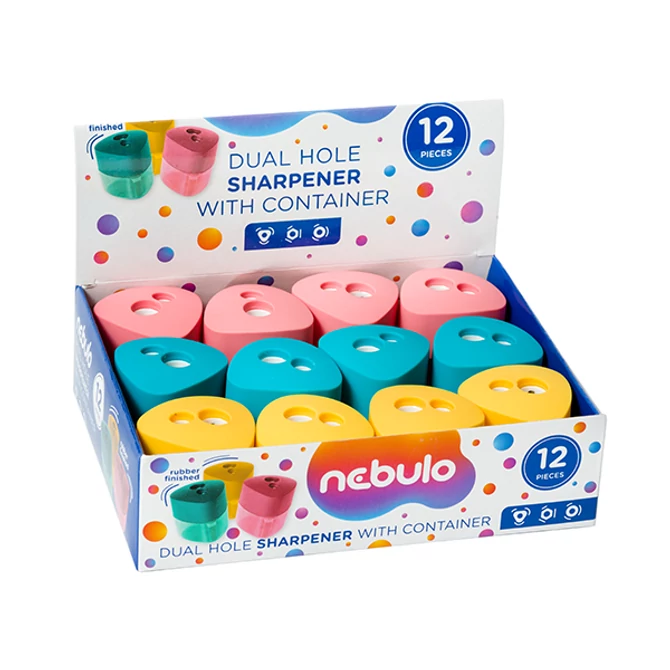 Hegyező, kétlyukú, tartályos, NEBULO, vegyes színek