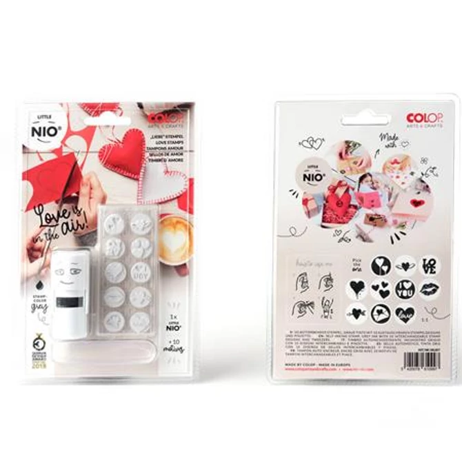 Bélyegző, kirakós, 10 motívummal, 