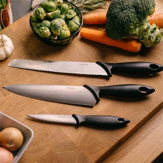 Késkészlet, kezdő, 3 darabos, FISKARS 