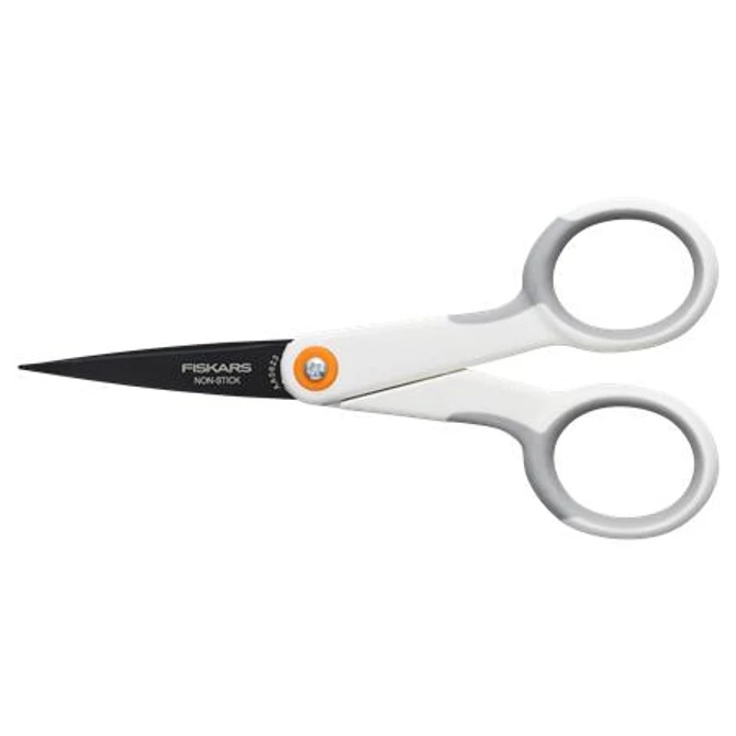 Olló, általános, tapadásmentes, 13 cm, FISKARS 