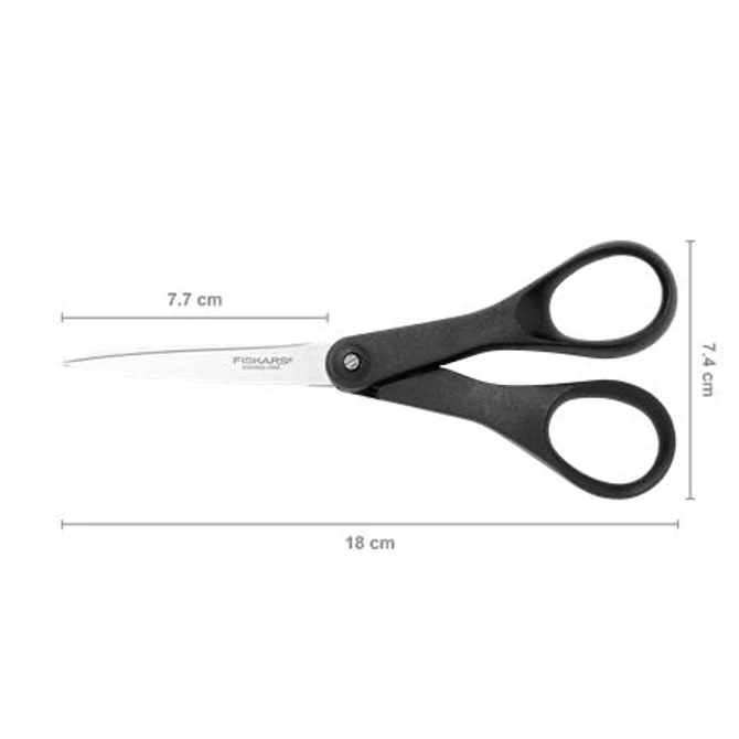 Olló, papírvágó, 18 cm, FISKARS 