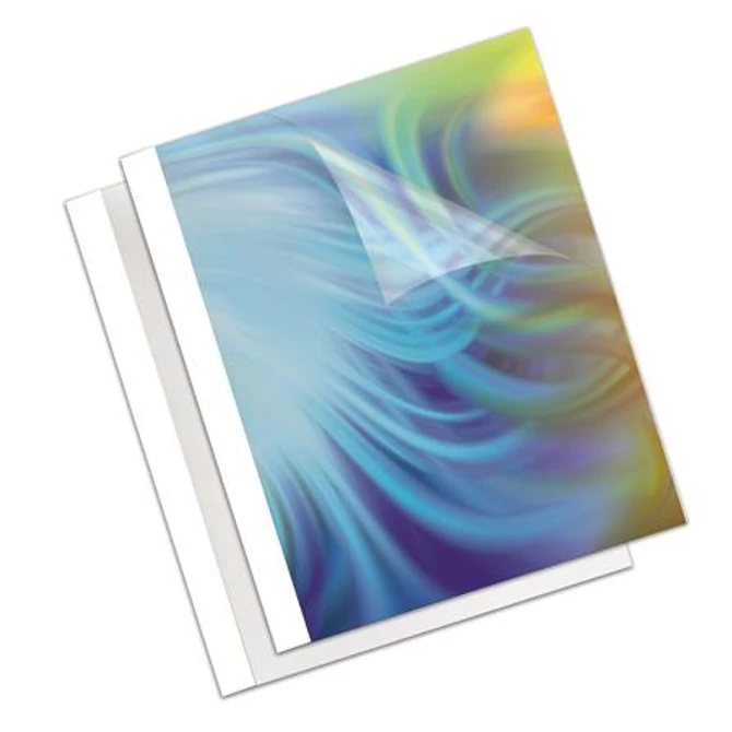 Hőkötőborító, 6mm, 46-60lap, A4, FELLOWES 