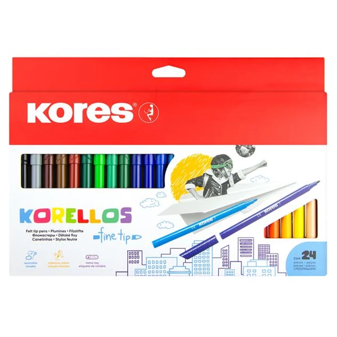 Filctoll készlet, kimosható, KORES 