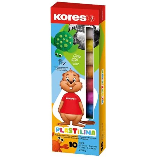 Gyurma, 200 g, 10 szín, KORES 