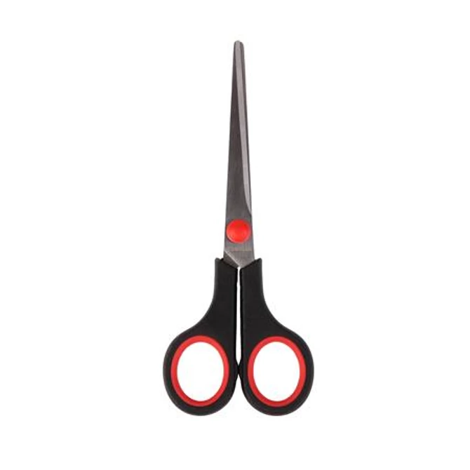 Olló, irodai, 16 cm, VICTORIA, fekete