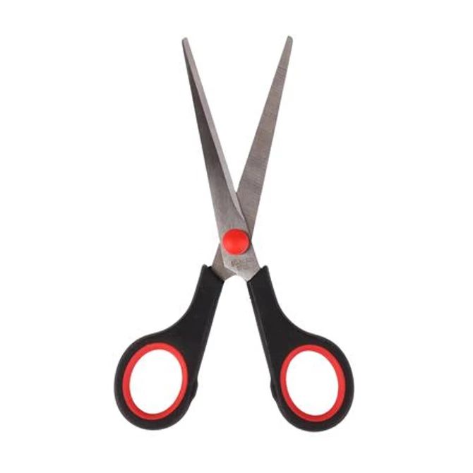 Olló, irodai, 16 cm, VICTORIA, fekete