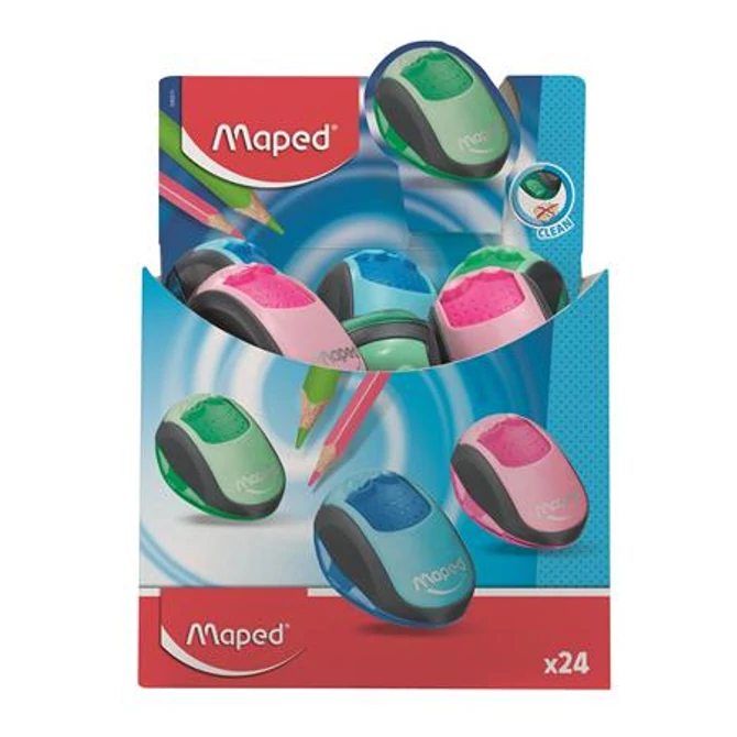 Hegyező display, kétlyukú, tartályos, MAPED 