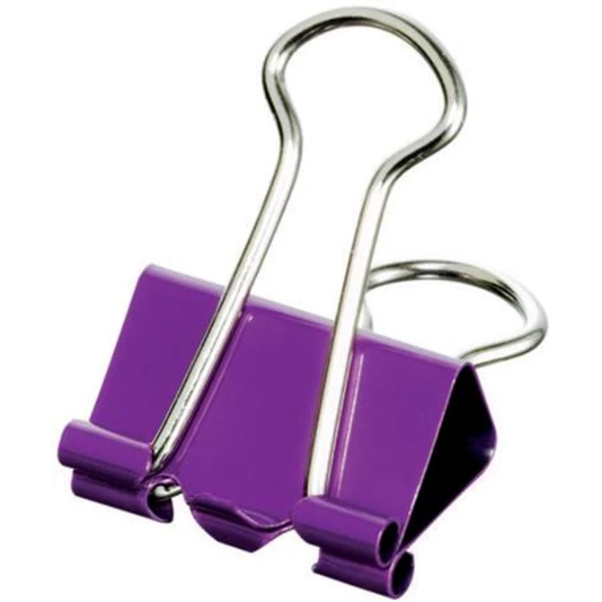 Bindercsipesz, 19mm, MAPED, vegyes színek, 10db/bliszt