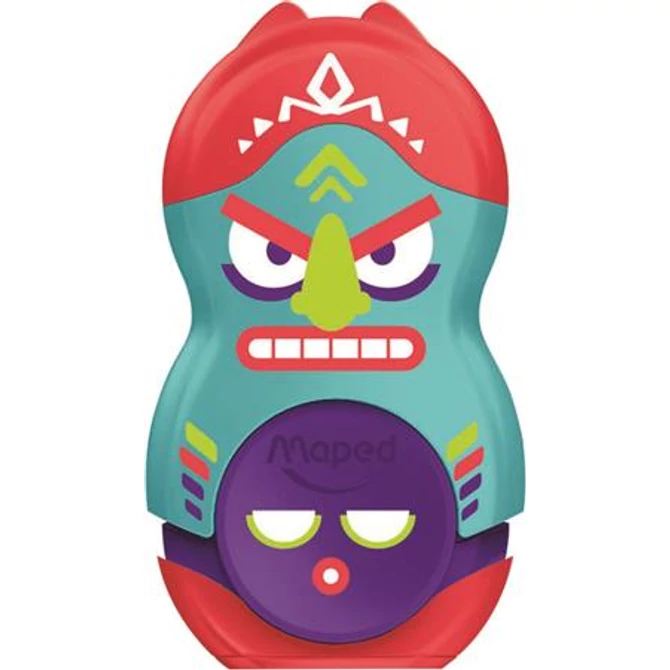 Hegyező és radír, egylyukú, tartályos, MAPED 