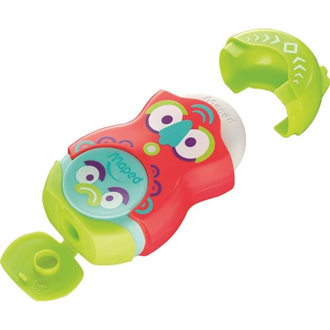 Hegyező és radír, egylyukú, tartályos, MAPED 