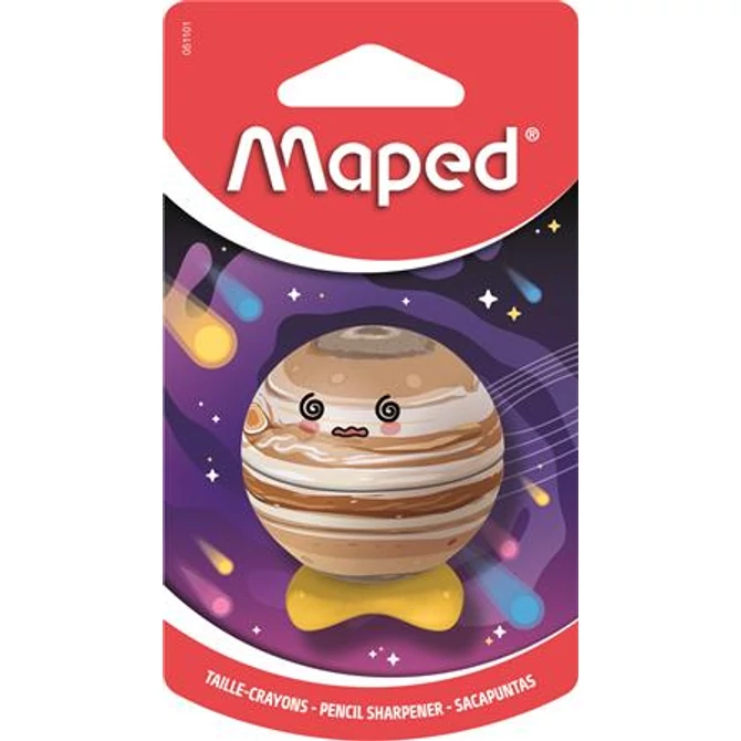 Hegyező, egylyukú, tartályos, MAPED „Planet”, bolygók, vegyes minták