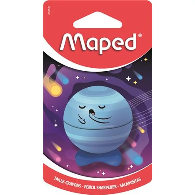 Hegyező, egylyukú, tartályos, MAPED „Planet”, bolygók, vegyes minták