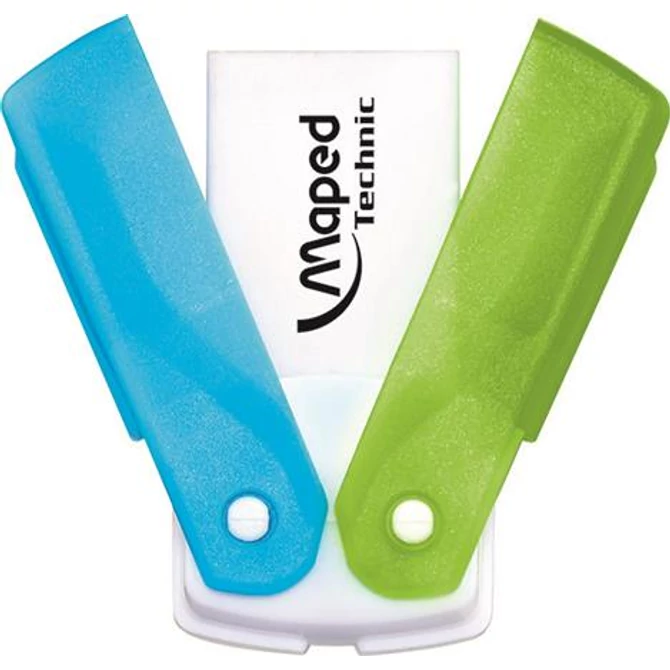 Radír, műanyagtokos, MAPED 