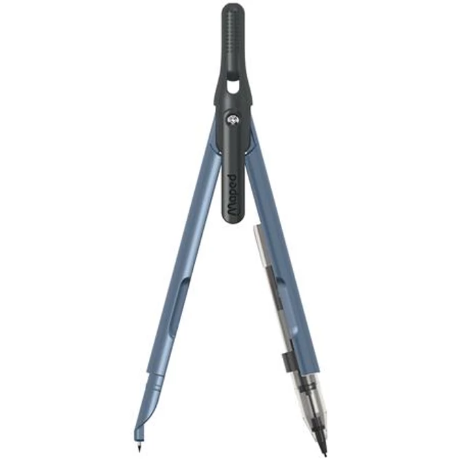 Körző, heggyel, 2in1, ceruzává alakítható, MAPED „Compass Pen”, vegyes színek