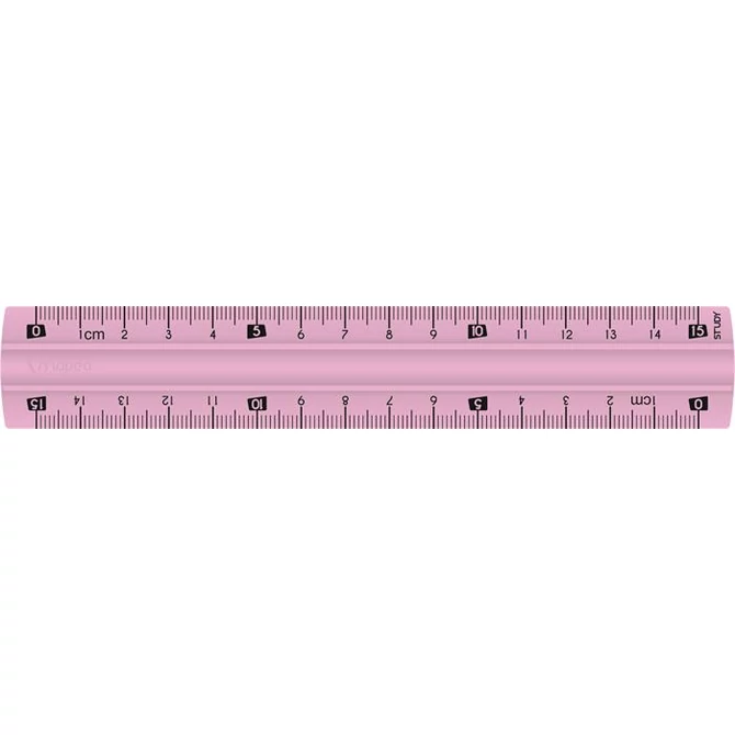 Vonalzó, műanyag, törhetetlen, 15 cm, MAPED 