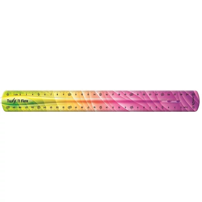 Vonalzó, műanyag, 30 cm, MAPED 