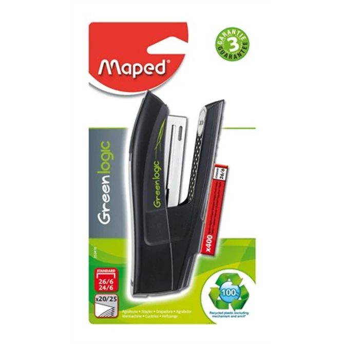 Tűzőgép, 24/6, 26/6, 25 lap, MAPED 