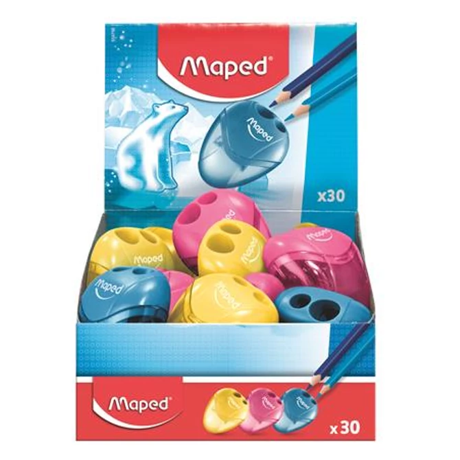 Hegyező display, kétlyukú, tartályos, MAPED 