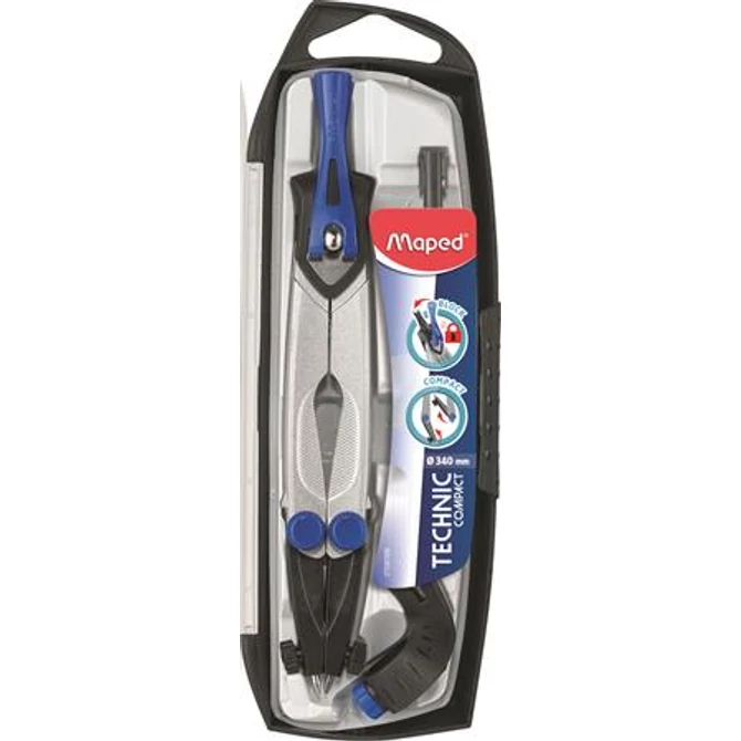 Körző készlet, 4 darabos, MAPED 