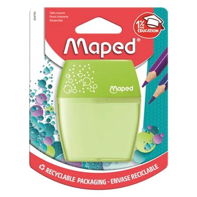 Hegyező, kétlyukú, tartályos, MAPED 