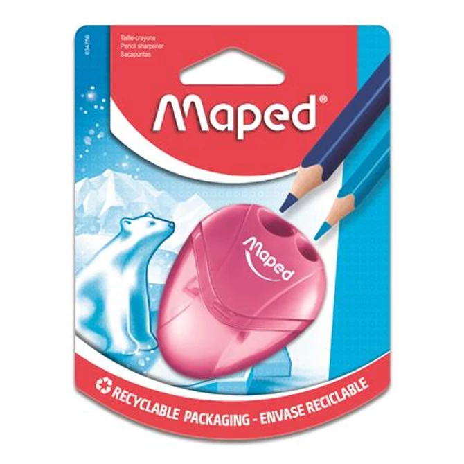 Hegyező, kétlyukú, tartályos, MAPED 
