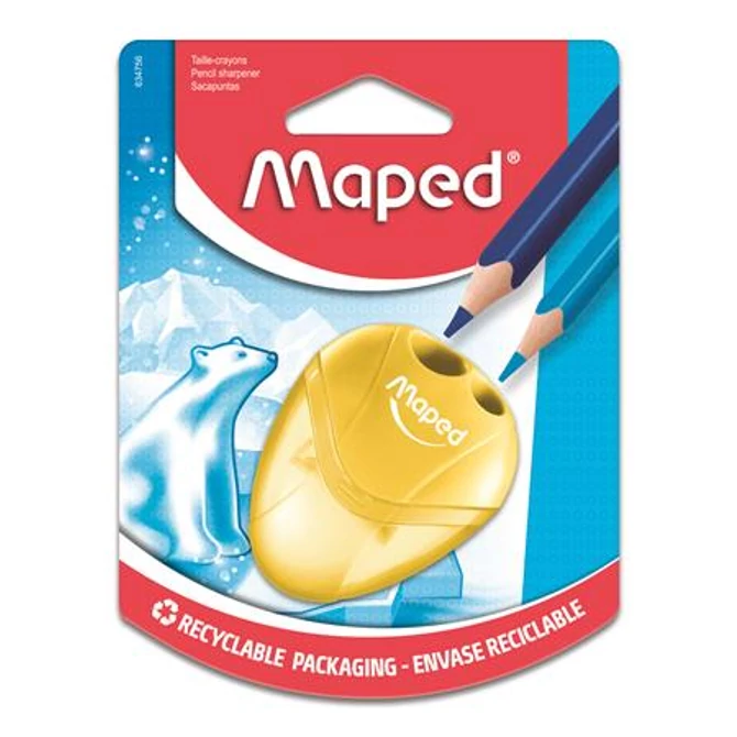 Hegyező, kétlyukú, tartályos, MAPED 