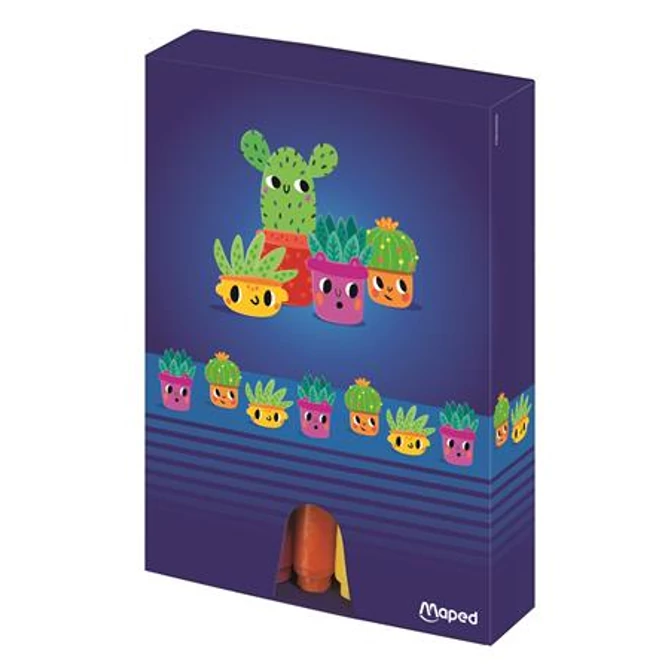 Filctoll készlet, 3,7 mm, kimosható, dobozos, MAPED „Color`Peps Long Life 2”, 12 különböző szín