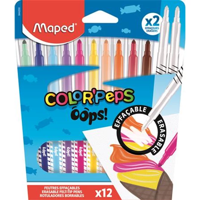 Filctoll készlet, 3,6 mm, törölhető, MAPED 
