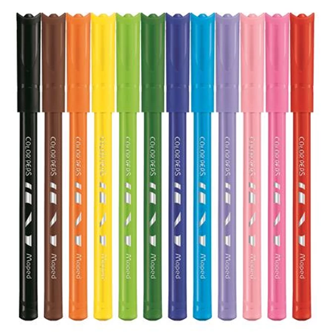 Filctoll készlet, 2 mm, kimosható, MAPED 