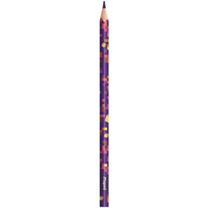 Színes ceruza készlet, háromszögletű, MAPED 