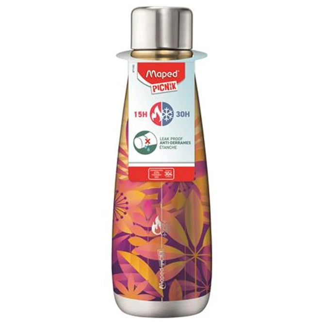 Termosz, duplafalú, 500 ml, rozsdamentes acél, MAPED PICNIK 