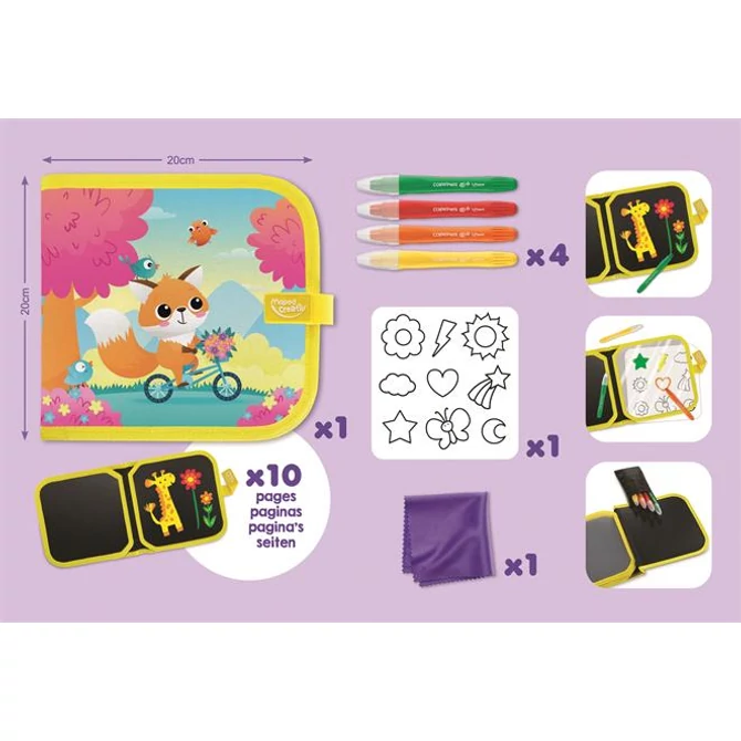 Utazós rajzkönyv, MAPED CREATIV 