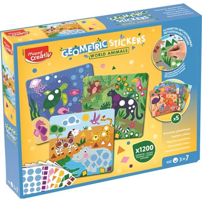 Matrica készlet, geometriai, MAPED CREATIV 