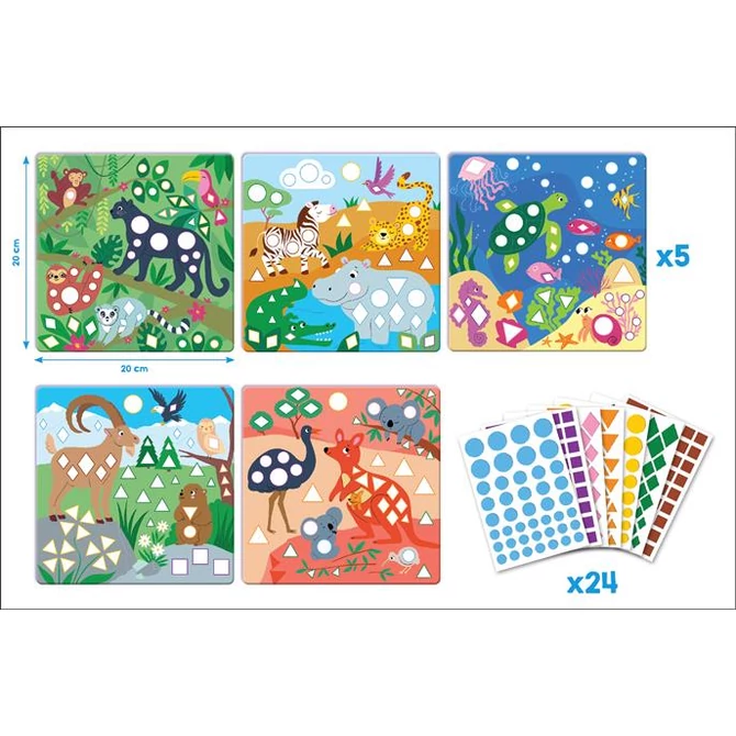 Matrica készlet, geometriai, MAPED CREATIV 